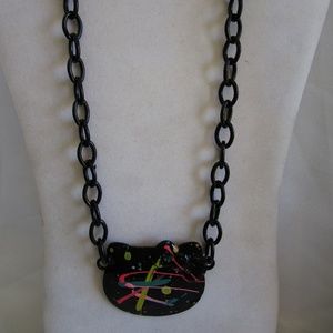 Hello Kitty Abstract Colors Necklace Sanrio